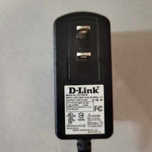 Genuine D-Link CF1505-B Output 5V 2.5A E-5 Power Supply Adapter cord part